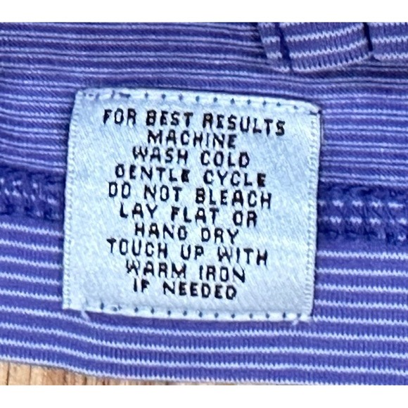 Peter Millar Polo Men's Large Purple Golf Striped Comfort Casual Short Tech Polo - Picture 6 of 13